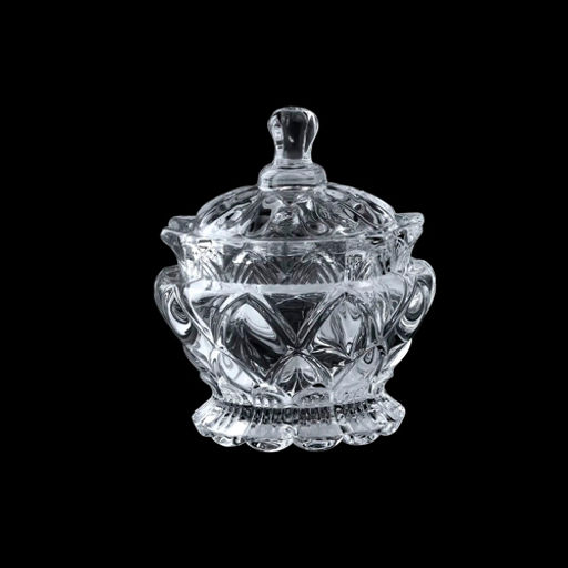 Сахарница/варенница с крышкой стеклянная (TG1003) /Marusya/