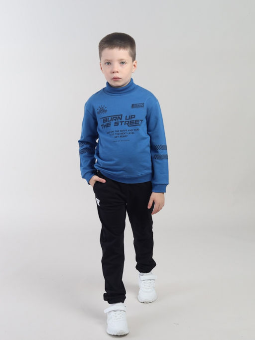CRB wear / CWKB 63973-42-424 Водолазка для мальчика,синий  фото 2