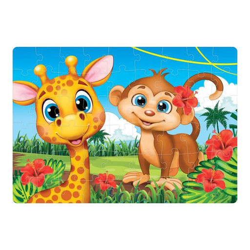 Пазл детский Весёлые приключения, 54 элемента - Puzzle time фото 2