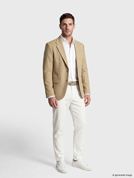 Slim Fit Erkek Blazer Ceket - Waikiki фото 2