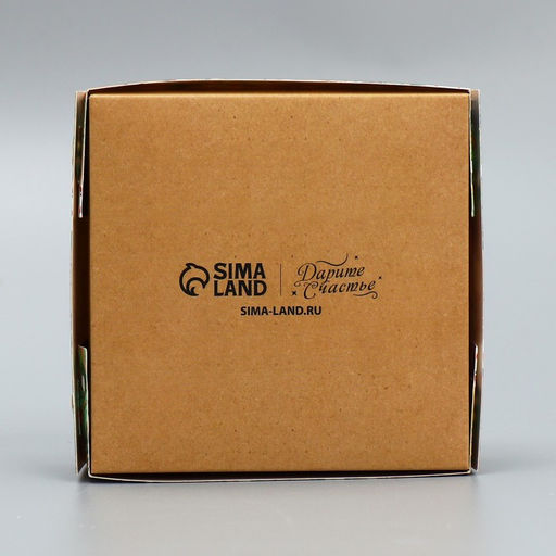 Цена за 5 шт. Коробка под 4 конфеты «С Новым годом!», 10.5×10.5×3.5 см