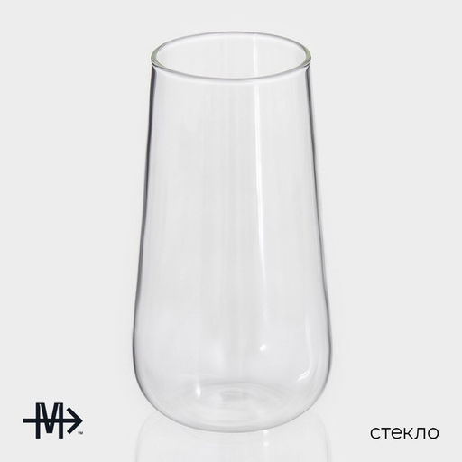 Стаканы Magistro «Нолан», 500 мл, 8×15 см, набор 2 шт., стекло, прозрачные