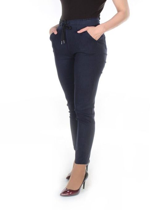 420-7 DK. BLUE Джоггеры женские MOVEMENT - Фабричный китай фото 3