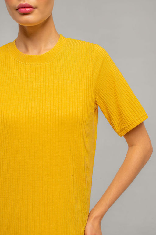 Арт. 10401/2 Пижама с брюками 44-52 (5 шт) Цвет:верх-горчичный,низ-горчичный