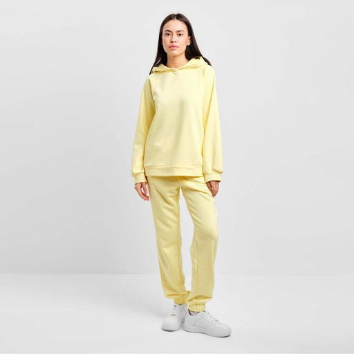 Костюм женский (толстовка, брюки) MIST, размер 48-50, жёлтый
