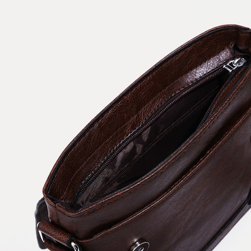 Сумка мужская, цвет коричневый - Simaland фото 5