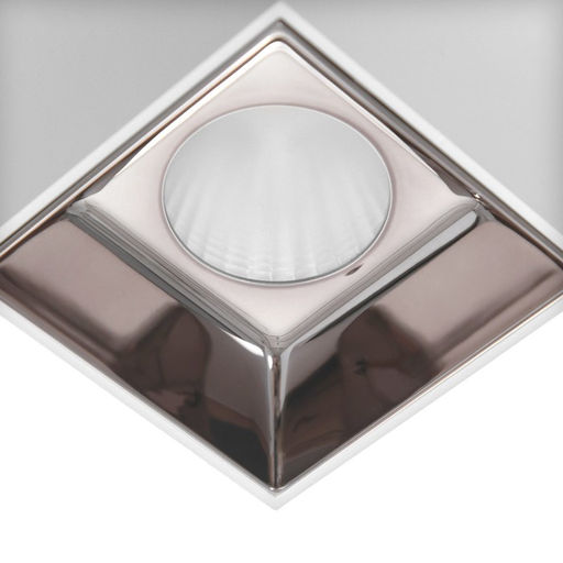 Светильник «Кубик» LED 4000К 10 Вт DIM220 белый кофе 7.5×7.5×9.5 см