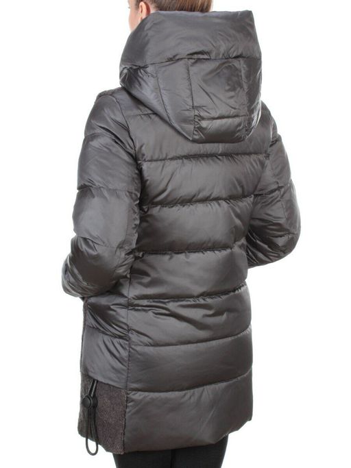 D6816 DARK GRAY Куртка зимняя женская KARERSITER (200 гр. холлофайбера) - Fashion фото 4