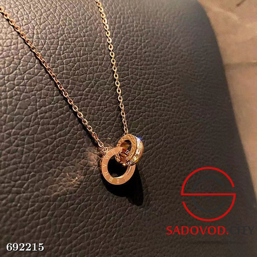 Цепочка с двумя колечками под картье - Bruno фото 2