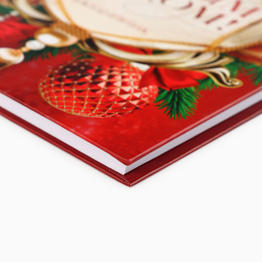 Ежедневник А5, 80 листов, недатированный, в твердой обложке «С Новым годом!»