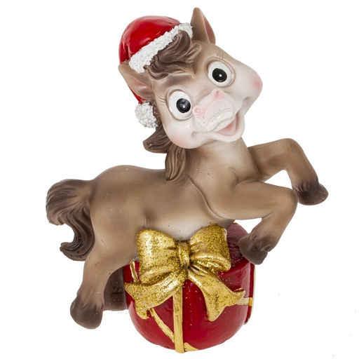 Копилка "Лошадка", L12 W5 H13 см, 4в.