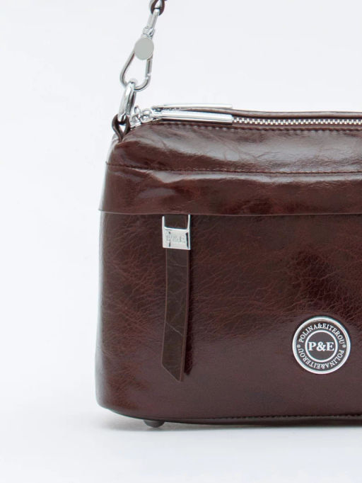 Сумка 0227CB coffee Polina&Eiterou