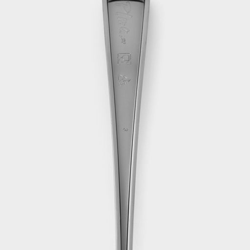 Цена за 2 шт. Вилка пластиковая одноразовая, 19 см, цвет металлик, 6 шт./уп