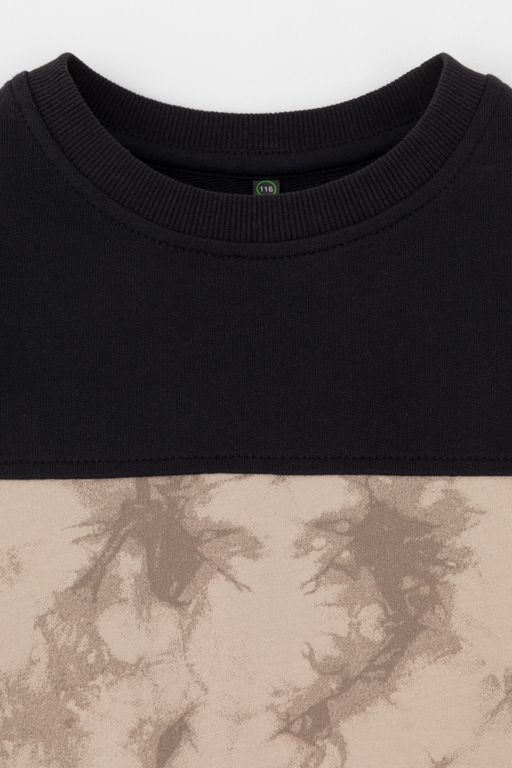 КР 302602/темно-бежевый,тай-дай к508 джемпер для мал - Crockid фото 6