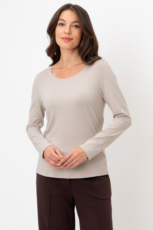 ЕВТ 3263/серо-бежевый джемпер жен