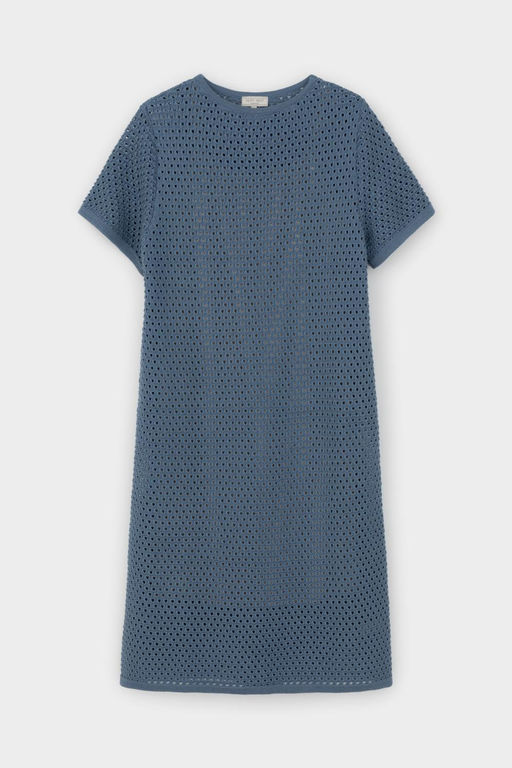 ЕВ 527/пудрово-синий платье жен