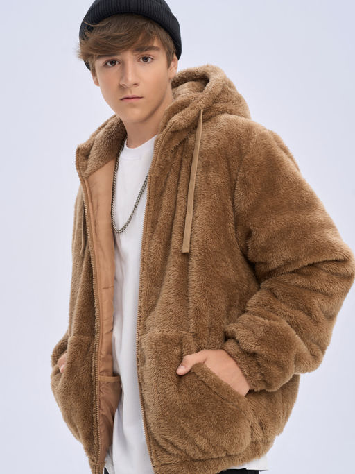 Куртка плюшевая утепленная