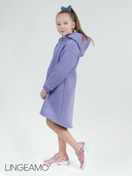 Детское платье-худи из футера с начёсом ВП-07 (10) - Lingeamo фото 8