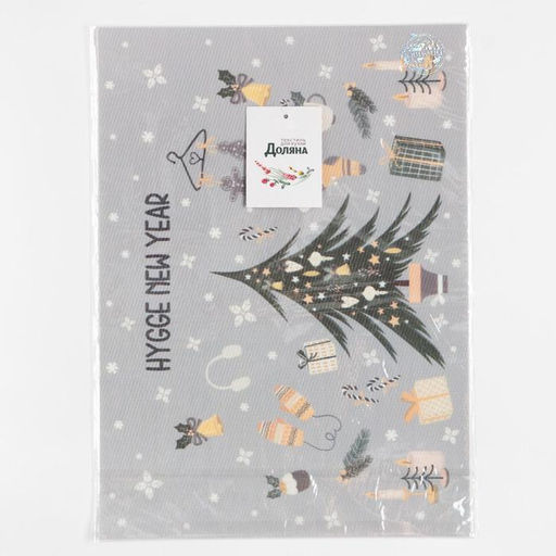 Новогодняя салфетка на стол Hygge New Year ПВХ, 40х29 см - Доляна фото 4
