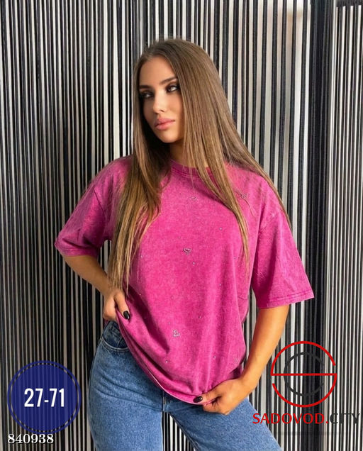 Футболка женская из хлопка