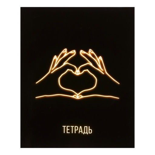 Комплект тетрадей из 5 штук, 48 листов в клетку Calligrata «Neon», обложка мелованный картон, УФ-лак, блок офсет