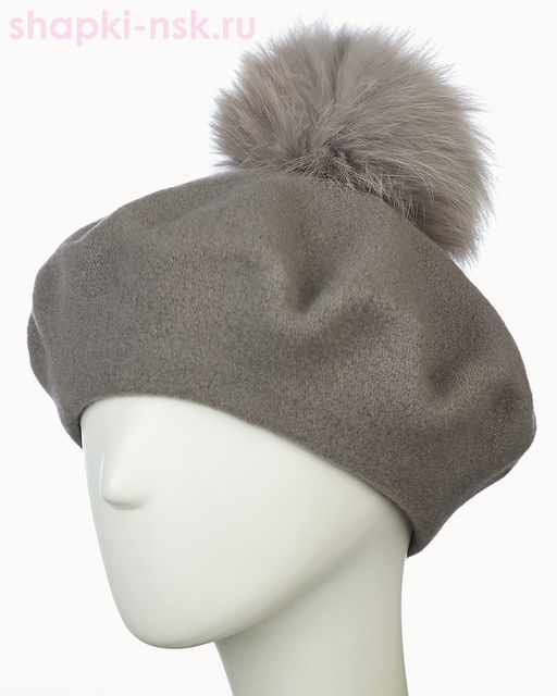 Берет фетр флис Помпон 115 Берет женский флис (58-59) - Tonak фото 36