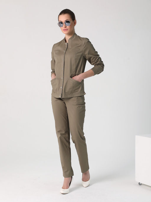 25214 Жакет т.оливковый