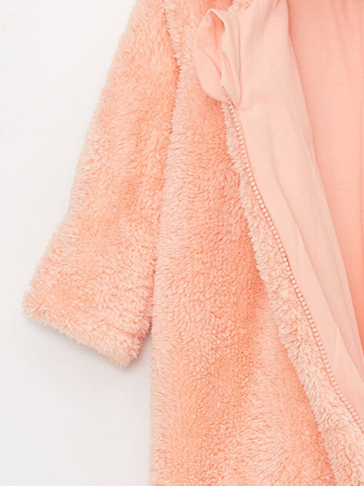 Kap??onlu Uzun Kollu Pel?? K?z Bebek Tulum - Waikiki фото 3