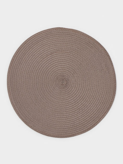 Набор салфеток сервировочных на стол Доляна Лофт, 4 шт, d=38 см, цвет кофейный  фото 13