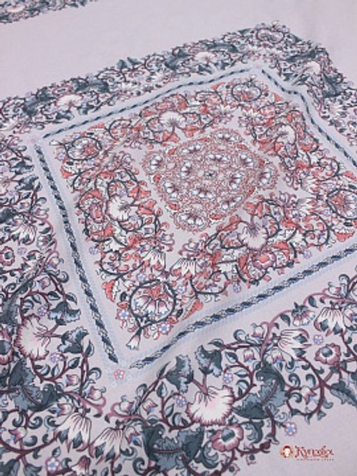 Перкаль Илона (Гол.платок 0.74м*0.81м) цв.св.серо-сиреневый, ш.1.5м, хлопок-100%, раппорт 81см