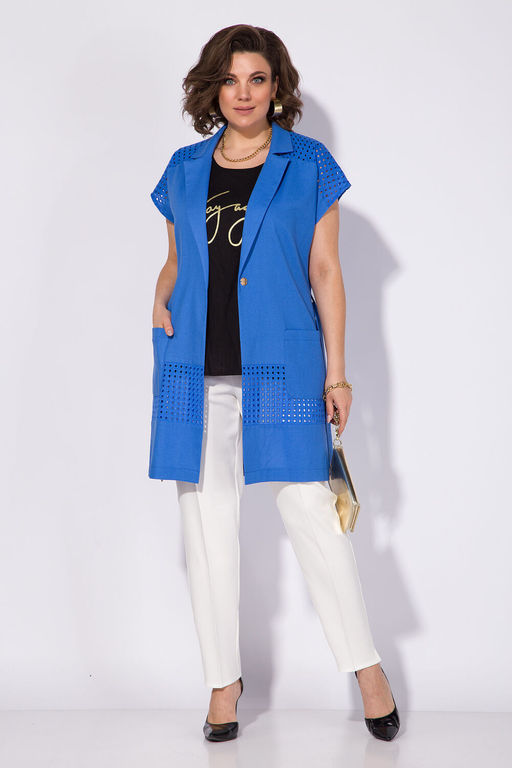 Костюм Liliana 1310 василек+черный  фото 4