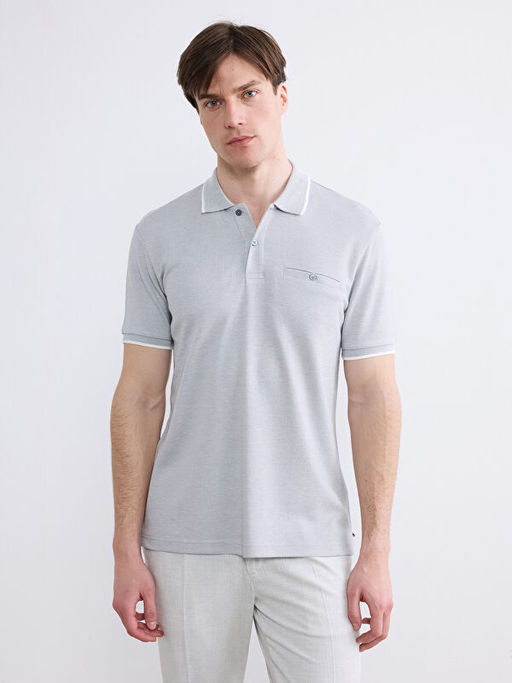 Polo Yaka Erkek Dokulu Ti??rt