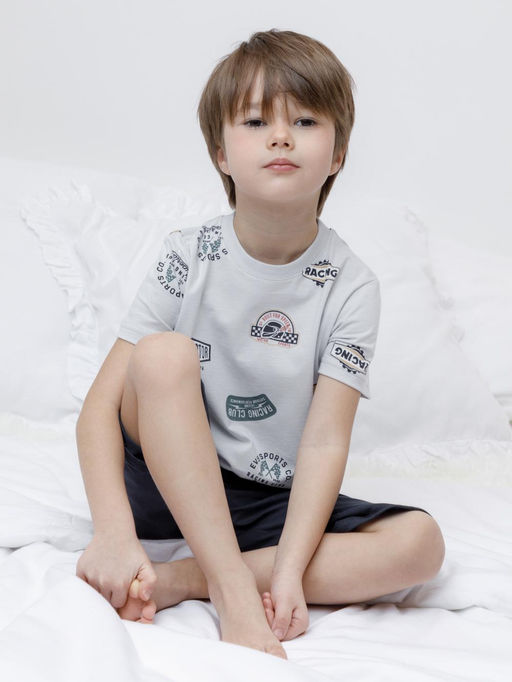 К 1614/городское ралли,индиго пижама для мал