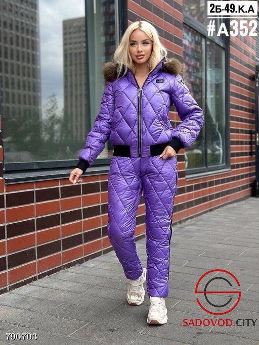 Женский теплый зимний костюм - Bruno фото 4