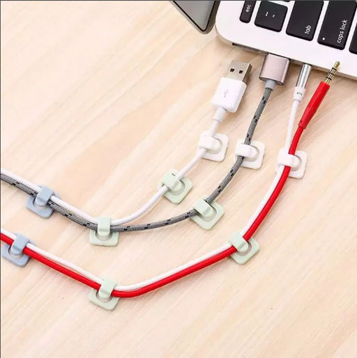 Набор прозрачных крючков -зажимов для крепления гирлянд и проводов 18шт