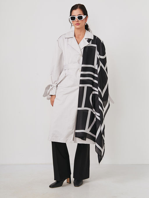 Большой, мягкий, тонкий и очень нежный двусторонний палантин - Tantino фото 2