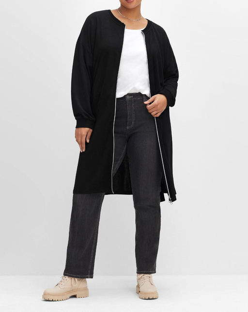 Кардиган, черный - Sheego фото 3