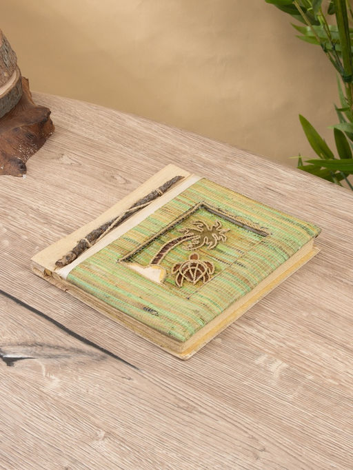 Фотоальбом «Остров с черепашкой», 10 листов, 19×19×2 см, бирюзовый