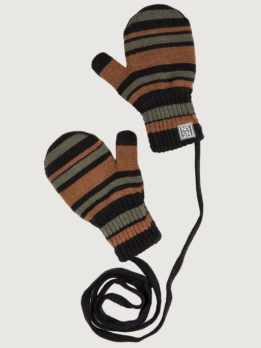 Варежки 14з17025 черный/полынь