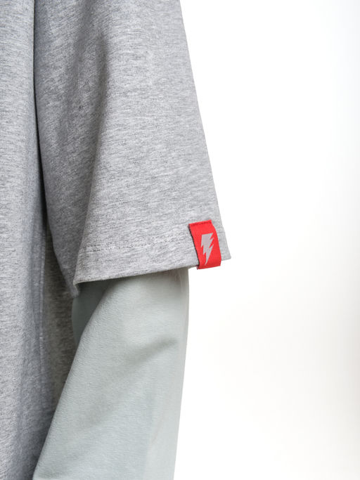 Лонгслив для мальчика с подзорным рукавом 22-0228 - Mini maxi фото 8