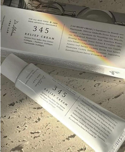 Успокаивающий крем для лица 345 Relief Cream от Dr. Althea с ресвератролом, качественный, объем 50