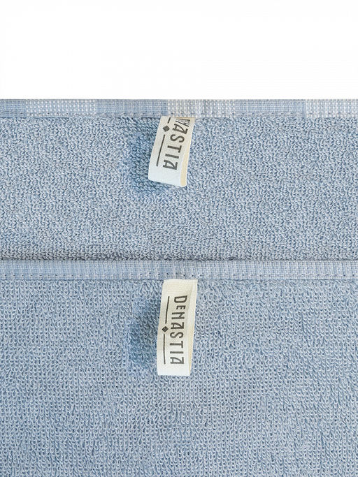 Набор кухонных полотенец 2шт 40x60 голубой хлопок