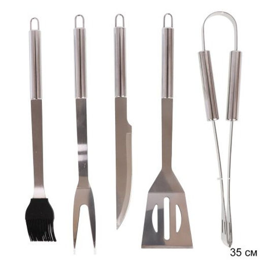 Набор для барбекю 5 предметов в чехле / YS-35 /уп 10/ - Галеонтрейд фото 4