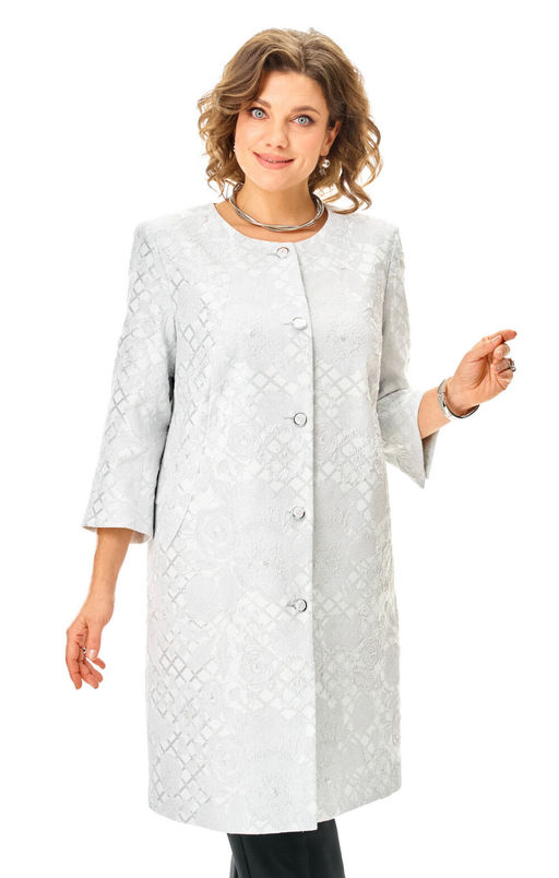 Жакет БелЭльСтиль 727 серебро фото 2