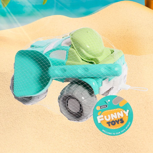 Набор для игры в песке «Джип», 4 предмета