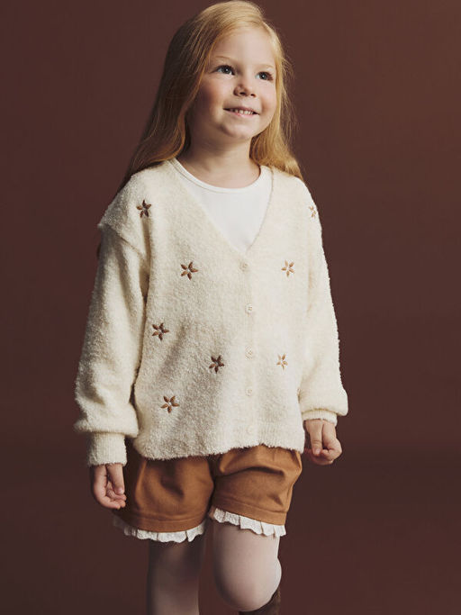 V Yaka Nak??l? K?z ?ocuk H?rka