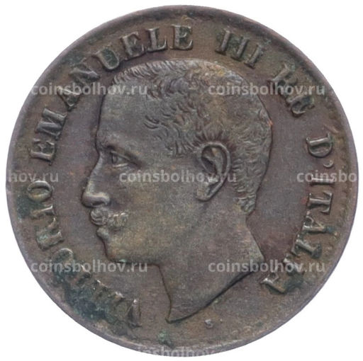 Монета 1 чентезимо 1905 года Италия