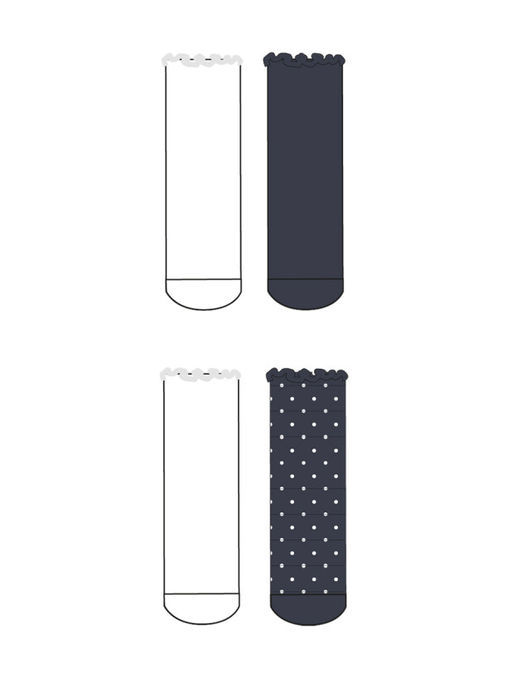 Носки PlayToday для девочки набор 4 пары комбинированные из хлопка  фото 4