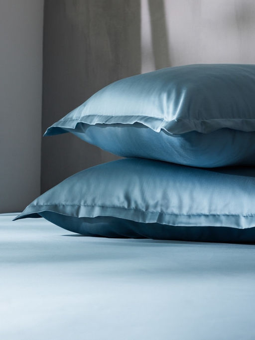 Наволочка SL Home Tencel, 50?70+3 см, серо-голубая, тенсель, эвкалиптовое волокно 100% - Sima-land home фото 7