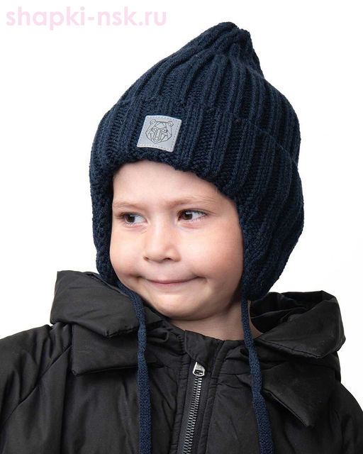 12666/2 MBU Ушанка для мальчика флис (48-52)
